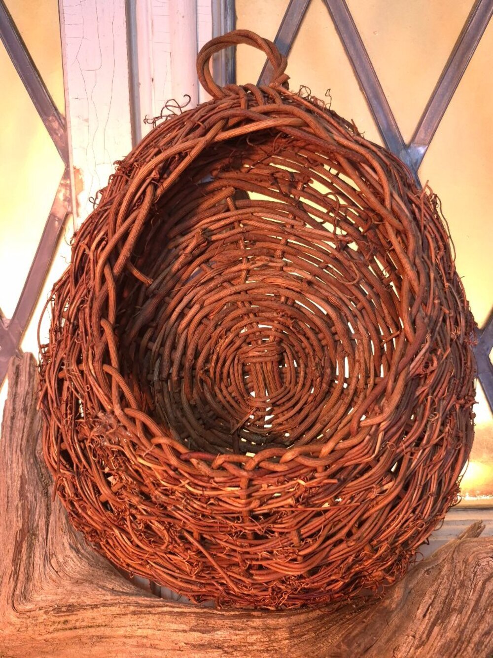 Hearth Happenings π π§ββοΈ Oval Woven Vine Basket Wall Decor - Picture 7 of 11